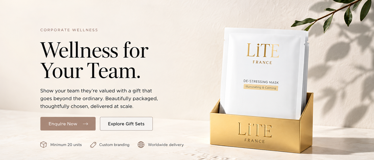 LITE France corporate wellness gifts. Wellness for Your Team.